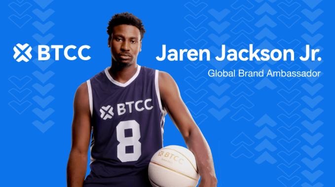 NBA Star Jaren Jackson Jr. Signs Sponsorship with BTCC Exchange